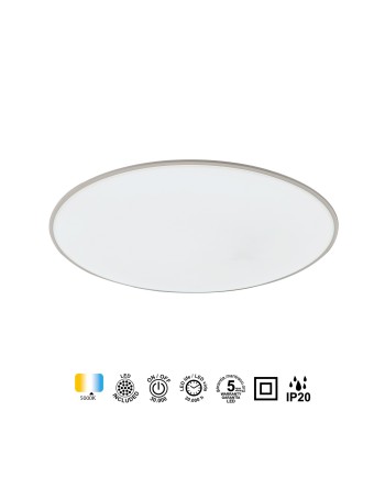SLIM * PLAFÓN LED 37 CM - 5000K - BLANCO